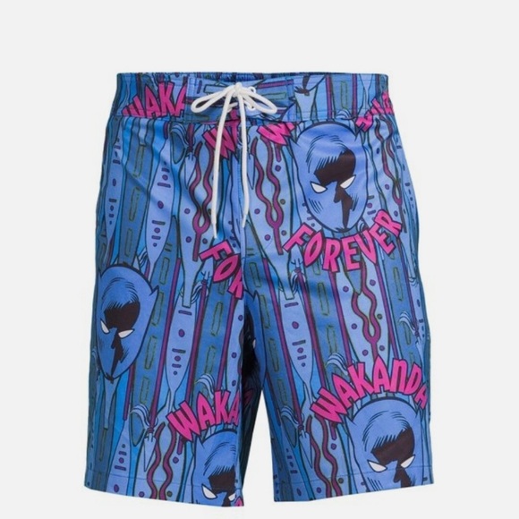 Marvel Other - Marvel Black Panther Wakanda Forever Board Shorts 3XL
